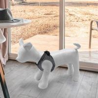 1PC Dog Mannequin PU Leather Standing Position Model for Display Dog Toys Clothing Collar Apparel