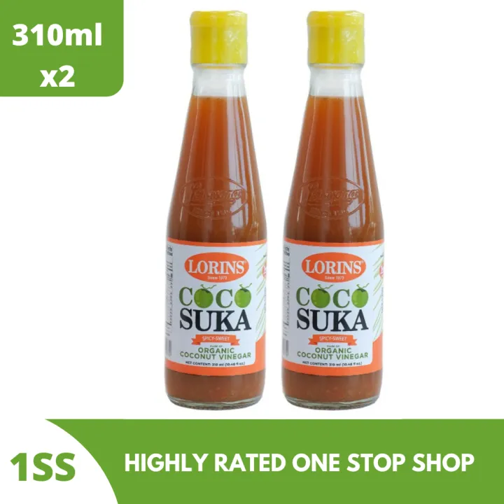 Lorins Coco Suka Spicysweet Organic Coconut Vinegar 310ml Set Of 2