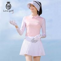 Golf Lg เสื้อโปโลแขนยาว ระบายอากาศ แบบแห้งเร็ว ยืดหยุ่นสูง สําหรับผู้หญิง LG2157 ZT0F O5BX