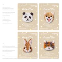 ♀ Cute Embroidery Stickers Panda Ironing Cloth Stickers All-Match Fashion Clothes Diy Patching Holes Decorative Patches Small Adhesive