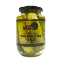 Spicy Garlic Dill Pickles The Serial Pickler 460 g/กระเทียมดองรสเผ็ด Serial Pickler 460 ก