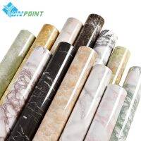 PVC Self-Adhesive Marble Wallpaper Kitchen Tile Stove Waterproof Oilproof Stickers Furniture Desktop Countertop Protective Film