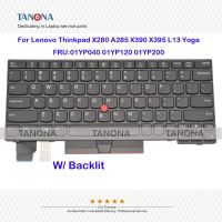 Original New 01YP040 01YP120 01YP200 Black for Lenovo Thinkpad X280 A285 X390 X395 L13 Yoga US Keyboard Backlit