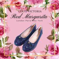 รองเท้า หนังแกะ อิตาลี รุ่น LOUIS VICTORIA  สีโอเชี่ยน สูง 1.5 ซม ส้นคอมฟอร์ตนุ่ม Red Margarita  ลูกค้าสามารถเปลี่ยนไซส์ได้ 1 ครั้งครับ