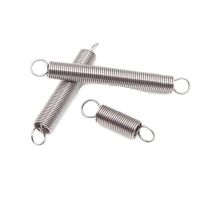 10Pcs Dual Hook Small Tension Spring Hardware Accessories Wire Dia 0.3mm Outer Dia 3mm Length 10 50mm