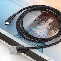 ที่ชาร์จไฟรวดเร็ว Usb 180องศา C สายชาร์จแบตเตอรี่โทรศัพท์ Samsung C ประเภท Usb Xiaomi สำหรับ Mi Usb-C S20 S10มือถือหัวเหว่ย Usbc