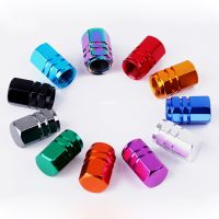 Aluminum Alloy Car Wheel Tire Valve Caps Tyre Rim Stem Covers Airdust Waterproof For Automobiles Motorcycles Trucks BikesAdhesives Tape