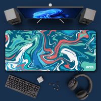 【jw】✱✠  Cyan Mousepad Gamer on Table Speed Desk 900x400 700X300 Aesthetics