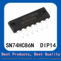 10PCS SN74HC86N SN74HC86 74HC86N 74HC86 DIP14 วงจรลอจิก 2 อินพุตสี่ประตู Xor