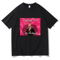 Mr. Worldwide Says To Live Laugh Love Pinrt Tshirt Men Fashion Cotton Tees Short Sleeves Man Oversized T-shirts Streetwear XS-4XL-5XL-6XL