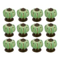 12 Pcs Knobs Vintage Ceramic Cabinet Knobs Drawer Dresser Knobs and Pulls Ceramic Cupboard Furniture Cabinet Knobs