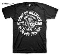 cotton tshirt men summer fashion t shirt euro size T Shirt Sons Of Anarchie Soa Redwood Original Moto Club Pull Homme Hybris XS-6XL