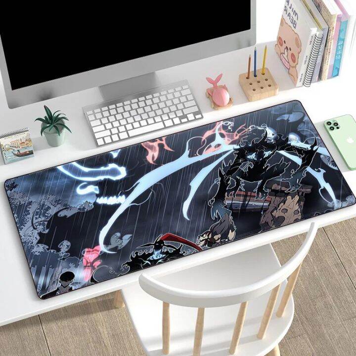 Large Mouse Pad Gaming Mats Solo Leveling Mousepad Xxl Playmat Computer