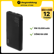 Pin sạc dự phòngPolymer 10000mAh Type C AVA+ PB100S Đen hàng like new giá
