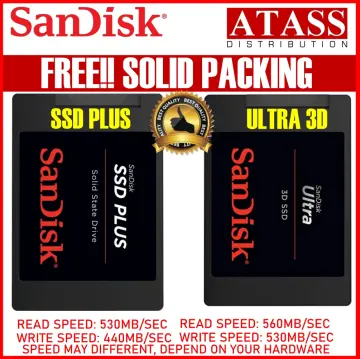 SanDisk Ultra 3D 2.5 500GB SATA III 3D NAND Internal Solid State Drive (SSD)  SDSSDH3-500G-G25 