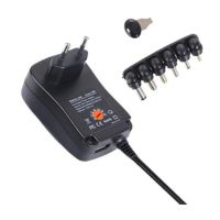 [ราคาถูก] 30W แหล่งจ่ายไฟอะแดปเตอร์สากล Ac/dc 3V/4.5V/6V/7.5V/9V/12V ปรับได้