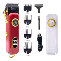 Hatteker ใหม่ตัดผมไฟฟ้าค่อยเป็นค่อยไปเปลี่ยนผมไฟฟ้า Push Clipper สำหรับร้านทำผมบุรุษ