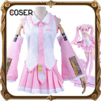 【COSER 77】วิกผมคอสเพลย์ Vocaloid hatsune Miku สไตล์ญี่ปุ่น สีฟ้า สีชมพู สําหรับผู้เริ่มต้น งานรื่นเริง ปาร์ตี้