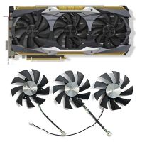 [Hot K] 3ชิ้น85มม. DC 12V 0.46A GTX 1080Ti ที่ทำความเย็น GPU เย็นกราฟิก GTX1080Ti แอมป์ Zotac GTX 1080 Ti Core