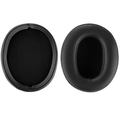 Replacement Ear Pads for Sony WH-XB900N Headphones Earpads Leather Headset Ear Cushion Repair Parts (Black)