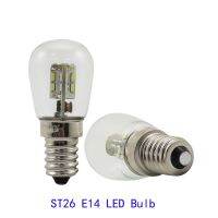 2ชิ้น3W E14หลอดไฟตู้เย็นหลอดข้าวโพด12V ถึง24V สีขาวอบอุ่นเปลี่ยนฮาโลเจนแสง