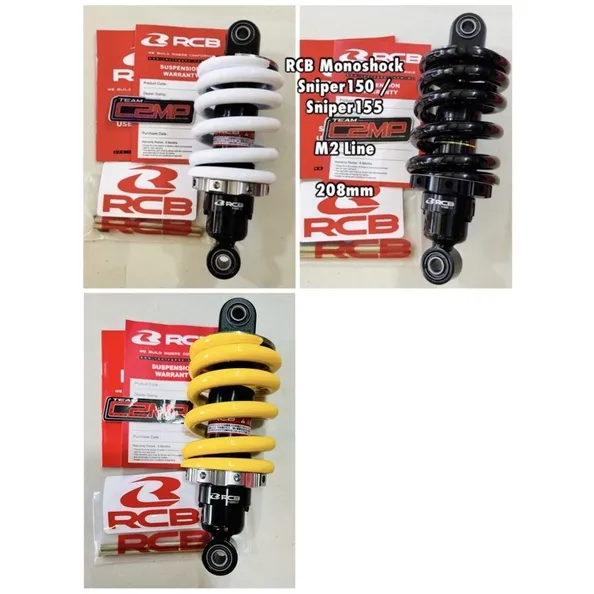 Motorcycle Shock for Suspension Shocks RCB Monoshock M2 Line 208mm ...