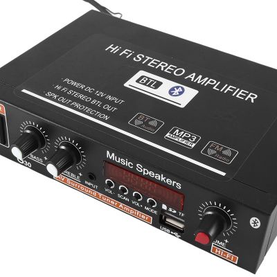 1 PCS European Regulations 800W Power Audio Amplifier General Car Supplies EU Plug