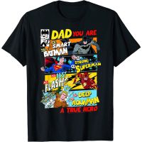 Adult Clothes DC Comics Justice League Dad Attributes T-Shirt