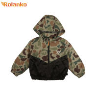 Rolanko แจ็คเก็ตกันลมสำหรับเด็กผู้ชายสวมใส่ทุกวัน2-11ปี,เสื้อคลุมมีฮู้ดระบายอากาศน้ำหนักเบามีซิปกันน้ำเสื้อคลุมฝุ่นเด็กหัดเดิน