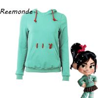 Anime Wreck It Ralph 2 Vanellope Von Schweetz Hoodie Sweatshirt Costumes Ralph Breaks The Internet Clothing Tops For Adult Girls - Cosplay Costumes - AliExpress Cosplay✢ↂ♀