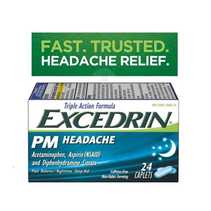 gsk Excedrin PM Headache (24 Caplets)