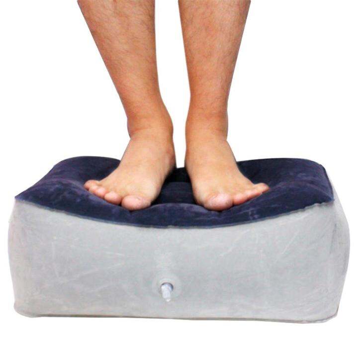 foot-pillow-household-portable-relaxing-feet-pillow-inflatable-foot-rest-leg-cushion-pvc-travel-office-footrest-ottoman-tool-พร้อมส่ง-ส่งจากร้าน-malcolm-store-กรุงเทพฯ