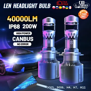 Sinolyn 4300K 6000K H7 LED H1 D2H D2S H11 9005 9006 Car Headlight Bulbs LED  Lamp For Projector Lenses 70W 8000LM Car Accessories