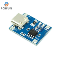 pcbfun TP4056 Type-C USB 5V 18650แบตเตอรี่ลิเธียมบอร์ดชาร์จโมดูลชาร์จไม่มีการป้องกัน