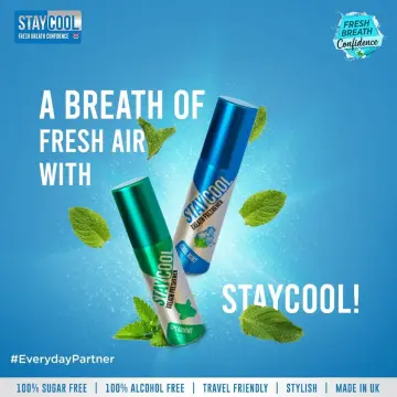 Những xịt thơm miệng staycool từ thiên nhiên hiệu quả