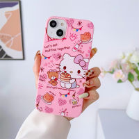 เคสซิลิโคนนิ่มป้องกันการตกเต็มตัวสำหรับ Xiaomi Mi 5X Mi A1 Mi 6X Mi Redmi Note A2 7 Redmi Note 8 Redmi Note 9 Redmi Note 9 Pro Redmi Note 10 Redmi Note 10 Pro Redmi Note 11 Pro Hello Kitty น่ารักเคสโทรศัพท์ผู้หญิง