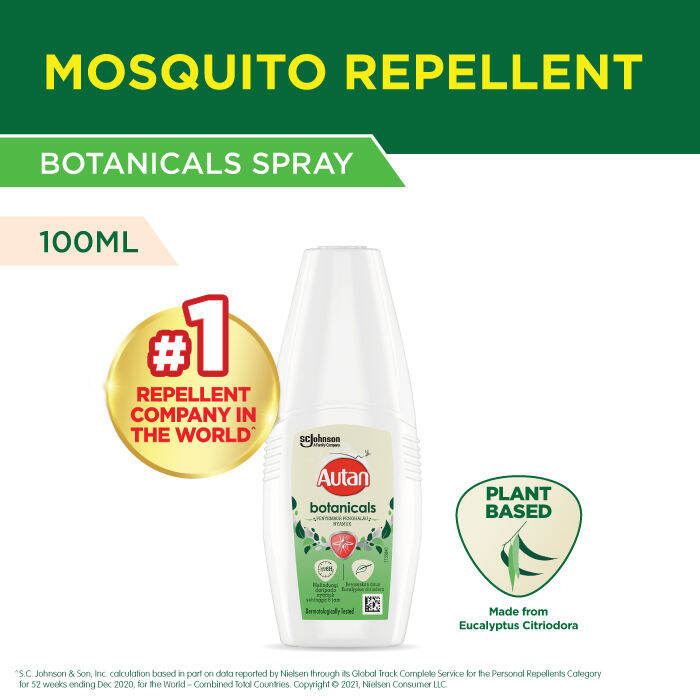 Autan Botanicals Mosquito Repellent Spritz Spray 100ml Lazada