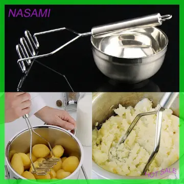 Stainless Steel Potato Press Egg Masher Ricer Crusher Gadget Tool