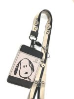 SNOOPY BF GB    สายคล้องคอ สายคล้องบัตร ที่ใส่บัตร ซองใส่บัตร พร้อมสายคล้องคอ ลาย  SNOOPY BF GB งานดี สวยงาม สำหรับ บัตร 6x8 cm งานน่ารัก BY  3985     SHOP