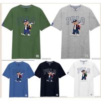 เสื้อยืด Beverly Hills Polo Clubเสื้อยืดคอกลมแขนสั้น Clic Bear [แบรนด์แท้]S-5XL