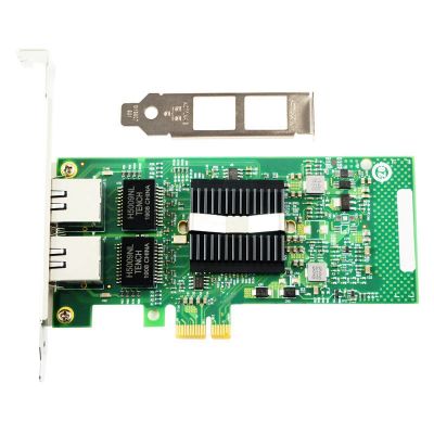 PCI-Ex1ที่อ้างถึงการ์ดเครือข่ายเซิร์ฟเวอร์ไฟฟ้าคู่ชิป82575EB การเปลี่ยนการ์ดเครือข่ายเดสก์ท็อป
