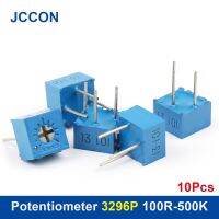 10Pcs 3362P Potentiometer 100R 200R 500R 1K 2K 10K 20K 50K 100K 200K 500K Single Turn Precision Adjustable Resistor