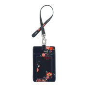 Cath Kidston - Thẻ đeo I.D Holder - Kingdom Posey - Navy -1042894