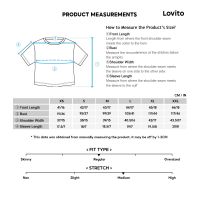 Lovito เสื้อถัก แขนสั้น คอปกโปโล กระดุมด้านหน้า สีพื้น สไตล์ลำลอง L45ED015 (สีขาว)