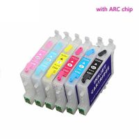 T0491 refillable ink cartridge for epson R210/R310/RX510/R230/R350 printer with ARC chips Ink Cartridges