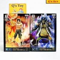 SET เอส VS หนวดดำ [มือ 1] DXF Rival VS ของแท้ - Portgas D. Ace &amp; Blackbeard DXF Rival VS 1 Banpresto Onepiece วันพีช