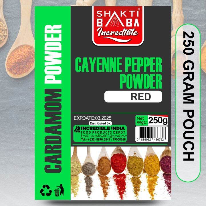 Shakti Baba Cayenne Pepper Powder( Red) 250g Lazada PH