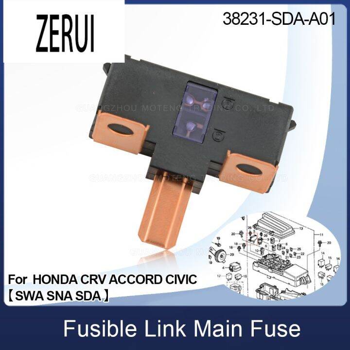 ZR Fusible Link Main Fuse (100A/70A) Fuse A For HONDA ACCORD CIVIC CRV