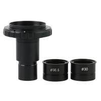 9.6X Eyepiece Lens T2 Mount Adapter Fo Stereo Biological Microscop 23.2mm 30mm 30.5mm Digital Canon SLR Camera Adapter Interface