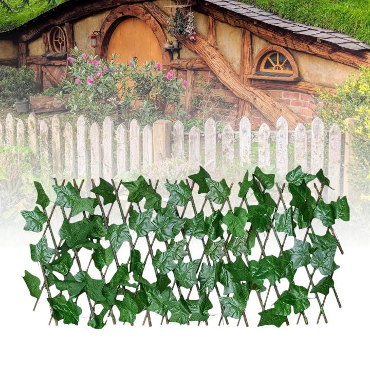 toolsnest-รั้วส่วนตัวเทียมขยายได้-ยืดได้-รั้วความเป็นส่วนตัวเทียมใบไม้เลื้อยเทียมสำหรับสวน-ลาน-ดาดฟ้า-ระเบียงบ้าน